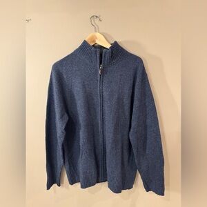 Black Brown 1826 Charcoal Zip-Up Sweater